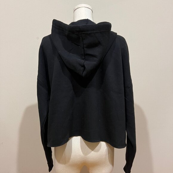 Sample Sale Women’s Lightweight Crop Hooded Sweatshirt Size L - Picture 2 of 6